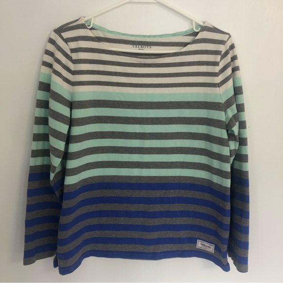Talbots Women’s Striped Sweater Size Mp (Petite) - Picture 1 of 11
